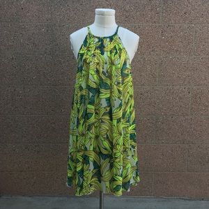 Banana chiffon dress